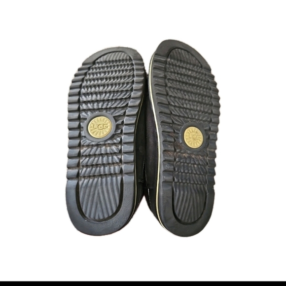 Ugg Mens Blue And Yellow Suede Indoor Outdoor Warm Tasman Cali Wave Slipper 9